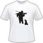 Man and Dog Duck Hunting T-Shirt