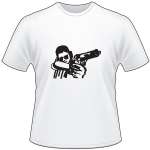 Man Shooting Gloc T-Shirt