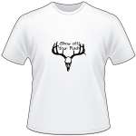 Show Off Your Rack Deer Skull T-Shirt