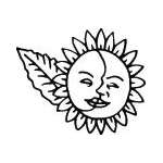 Sun Sticker 138