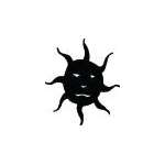 Sun Sticker 145