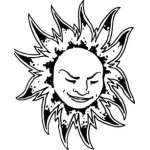 Sun Sticker 163