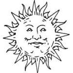 Sun Sticker 173