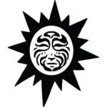 Sun Sticker 179