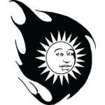 Sun Sticker 26