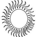 Sun Sticker 68