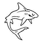 Shark Sticker 175