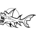 Shark Sticker 247
