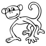 Monkey 15 Sticker