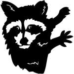 Raccoon 4 Sticker