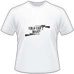 Girls Can't What Rifle T-Shirt