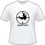 Game Over Elk in Bullseye T-Shirt 6