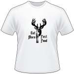 Eat More Fast Food Buck and Fork T-Shirt 2