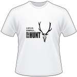 Life is Simple Eat Sleep Hunt Buck T-Shirt 2