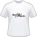 Bucks Beards Deer Skull T-Shirt
