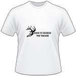 Born to Squeeze the Trigger Deer Skull T-Shirt 2