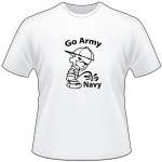 Army Pee On Navy T-Shirt