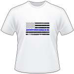 Support Law Enforcement Flag T-Shirt