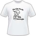 GA Tech Pee On Georgia T-Shirt