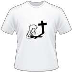 Calvin Praying T-Shirt