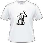 Hugging Cross T-Shirt 3139