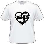 Jesus Heart T-Shirt 3268