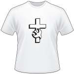 Dove and Cross T-Shirt 3087