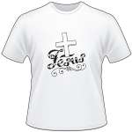 Jesus and Cross T-Shirt 4119