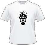 Flaming Skull 2 T-Shirt