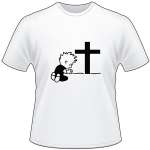 Praying Peeing Boy T-Shirt 3202