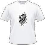 Flaming Skull T-Shirt 36