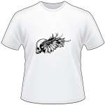 Skull with Wings T-Shirt 2