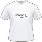 Cowgirls Kick A$$ T-Shirt