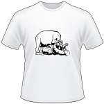 Steer Wrestling 4 T-Shirt