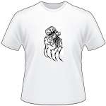 Tribal Water  Monster  T-Shirt 21
