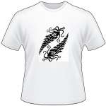 Tribal Water  Monster  T-Shirt 2