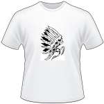Native American Headdress T-Shirt 2