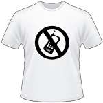 No Phone Zone, No Cell T-Shirt