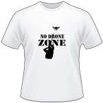 No Drone Zone Shooting T-Shirt