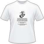 Protected by United States Marine T-Shirt