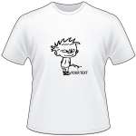 Calvin Pee On T-Shirt