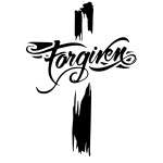 Cross Forgiven Sticker