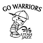 Go Warriors Pee On Utah Jazz Sticker