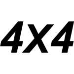 4x4 13 Sticker