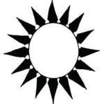Sun Sticker 292
