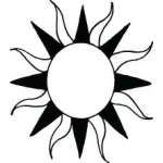Sun Sticker 293