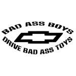 Bad A$$ Boys Drive Bad A$$ Toys Sticker