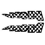 Checkered Strips 3 Sticker