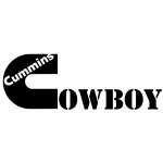 Cummins Cowboy Sticker