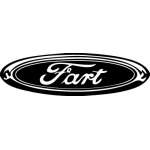 Fart Ford Symbol Sticker